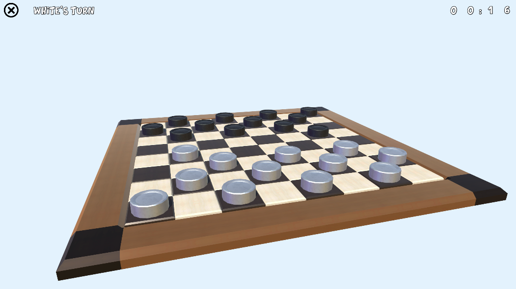 2 Player Checkers Offline - Gameplay image of android game