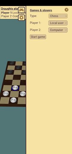 2 Player Checkers Chess - Image screenshot of android app