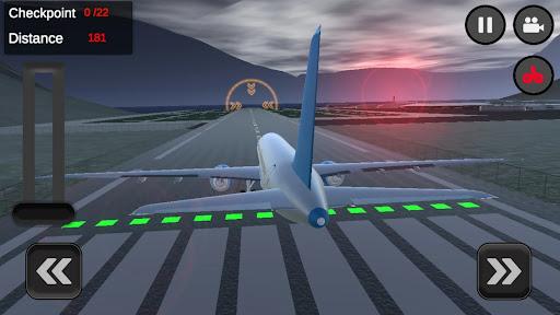 Airplane flying simulator game - Image screenshot of android app