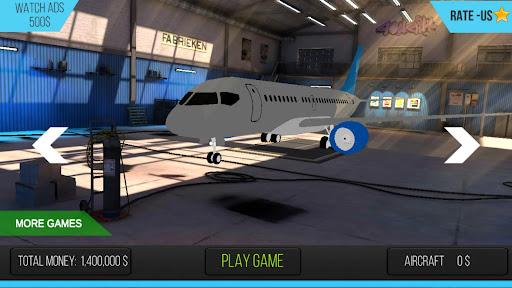 Airplane flying simulator game - Image screenshot of android app