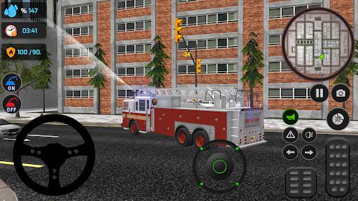 Fire Truck Simulator: City - Image screenshot of android app