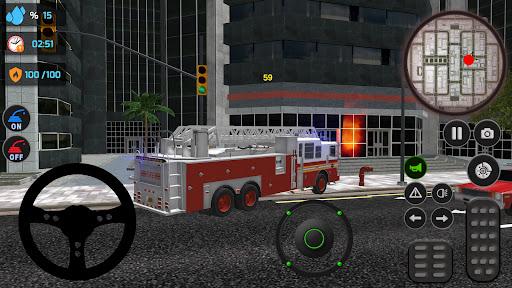 Fire Truck Simulator: City - Image screenshot of android app