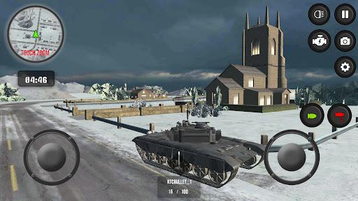 Military Tank Simulator War - Image screenshot of android app