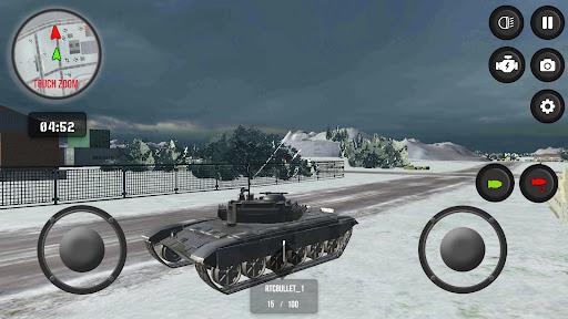 Military Tank Simulator War - Image screenshot of android app