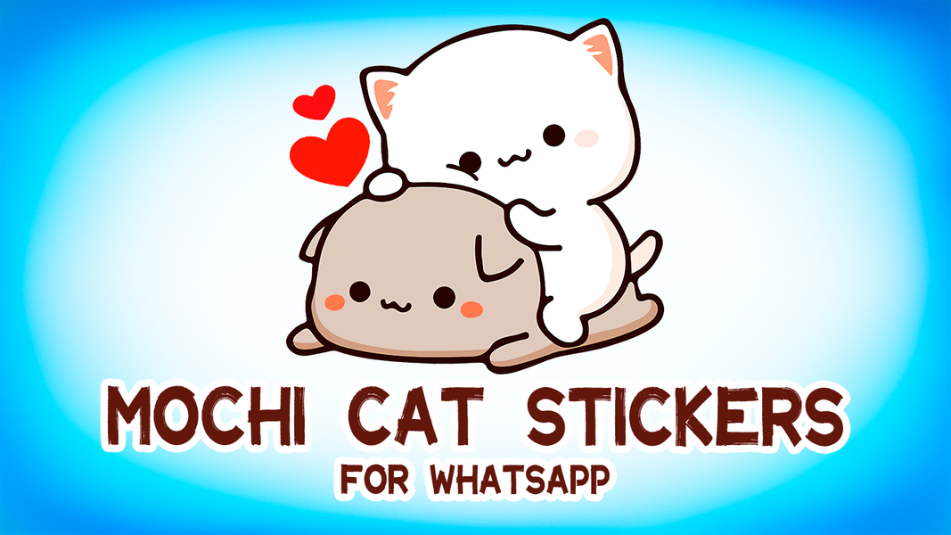 Animated Mochi Cat Stickers - عکس برنامه موبایلی اندروید