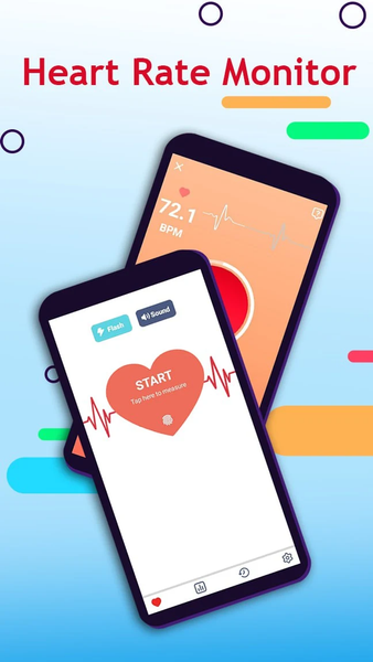 Heart rate monitor - عکس برنامه موبایلی اندروید