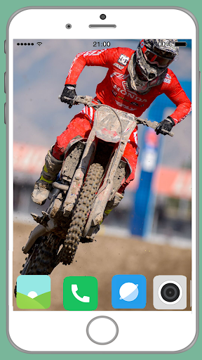 Motocross Full HD Wallpaper - Image screenshot of android app