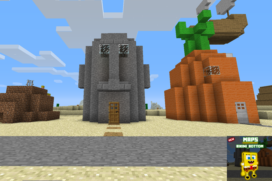 Mod Spong Bob for Minecraft - عکس برنامه موبایلی اندروید