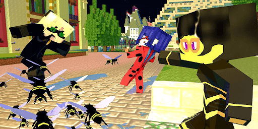 Noir Lady Bug Mod for Minecraf - Image screenshot of android app