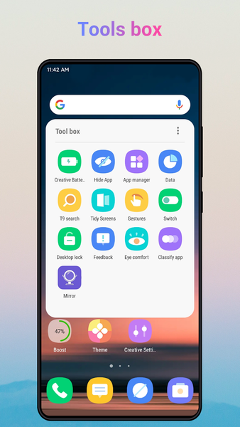 Creative Launcher -Quick,Smart - Image screenshot of android app