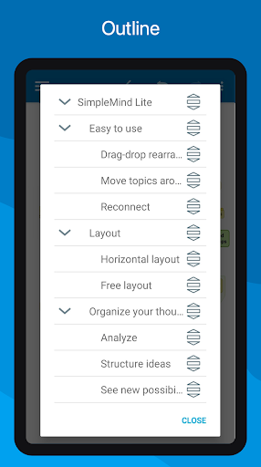 SimpleMind Lite - Mind Mapping - عکس برنامه موبایلی اندروید
