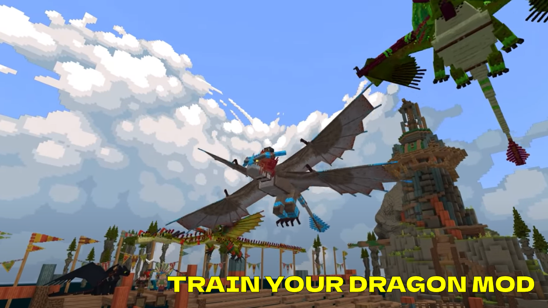 Minecraft Dragon city Mod - Image screenshot of android app