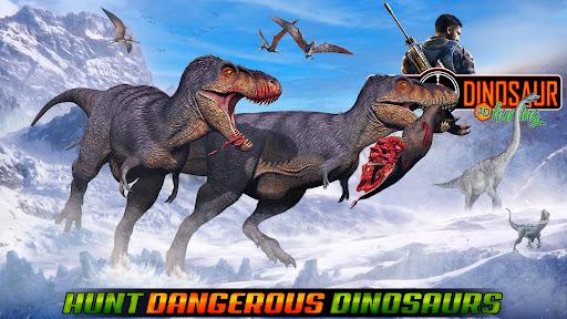 Wild Dinosaur 3D Hunting games - Gameplay image of android game