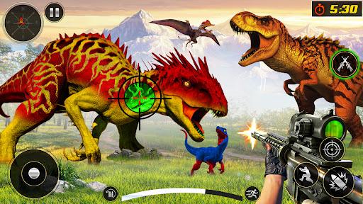 Wild Dinosaur 3D Hunting games - عکس بازی موبایلی اندروید