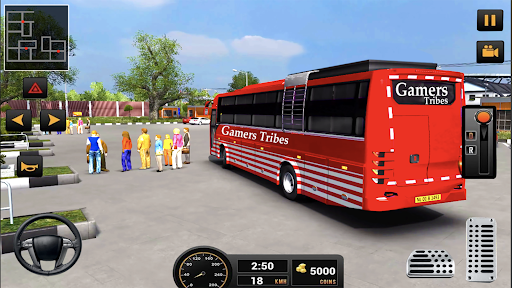 Wala Bus Simulator: Bus Games - Gameplay image of android game