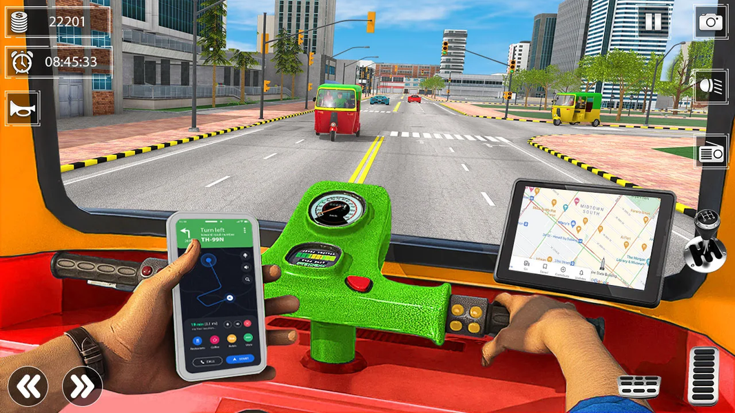 Tuk Tuk Driving Rickshaw Games - عکس بازی موبایلی اندروید