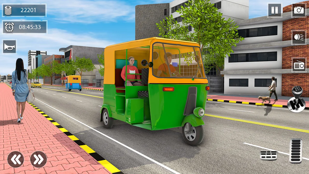 Tuk Tuk Driving Rickshaw Games - Gameplay image of android game