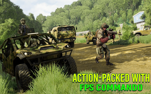 Modern FPS Jungle Combat Strike: FPS Shooting Game - عکس برنامه موبایلی اندروید