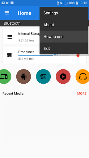 Bluetooth Files Transfer - Image screenshot of android app