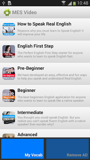 Real English Video Lessons - Image screenshot of android app