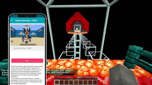 Squid Game mOd for Minecraft - Image screenshot of android app