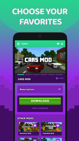 ModMatrix - Mods for Minecraft - عکس برنامه موبایلی اندروید