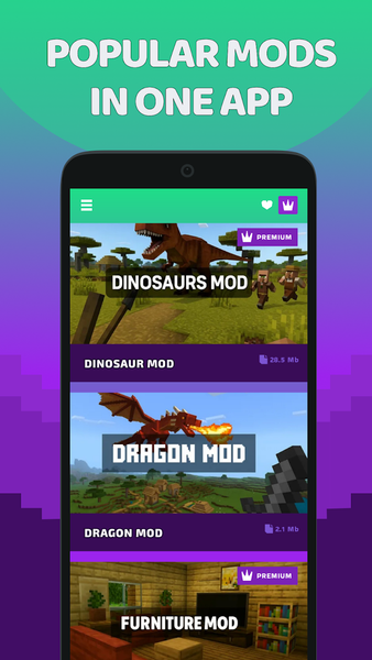 ModMatrix - Mods for Minecraft - عکس برنامه موبایلی اندروید