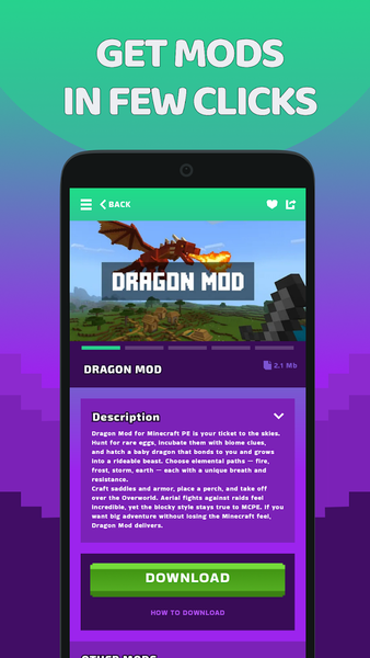 ModMatrix - Mods for Minecraft - عکس برنامه موبایلی اندروید