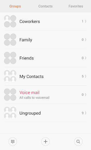 Theme for ExDialer MIUI Light - عکس برنامه موبایلی اندروید