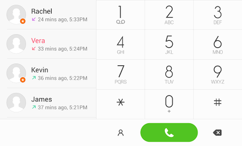 Theme for ExDialer MIUI Light - Image screenshot of android app