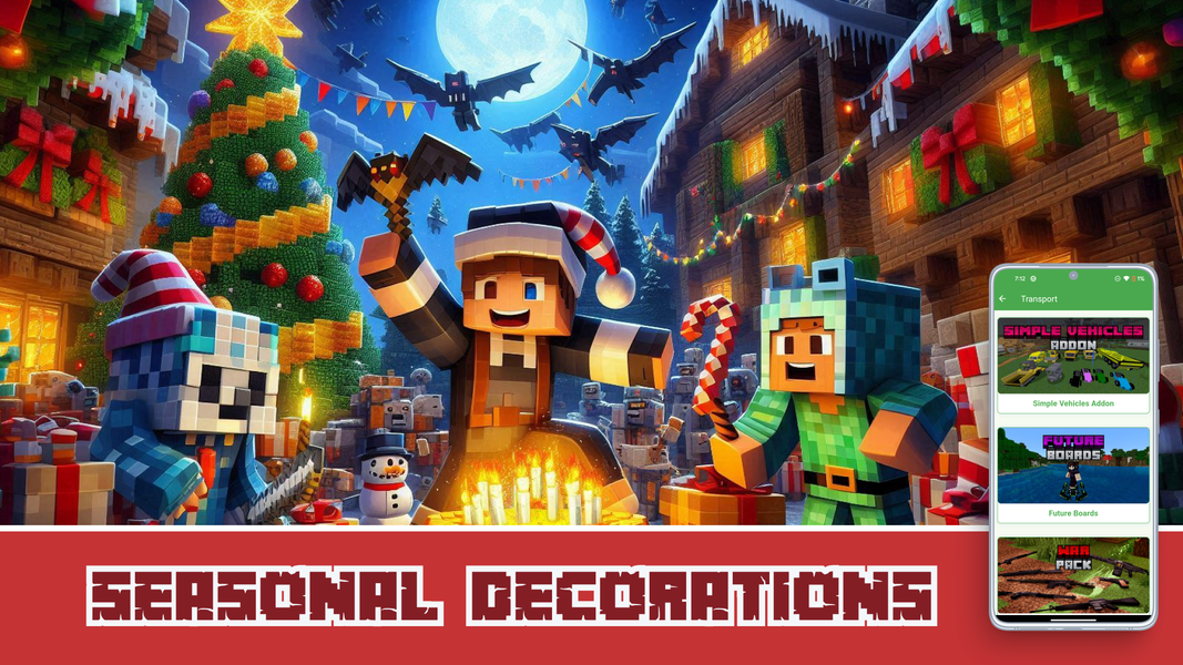 Mods Addons for Minecraft - عکس برنامه موبایلی اندروید