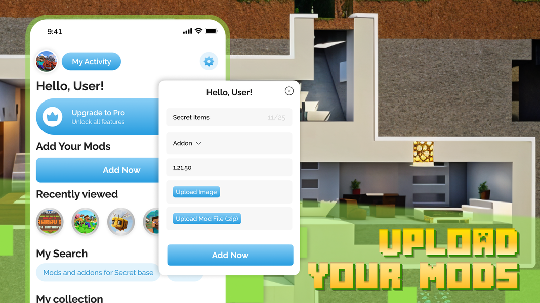 Mods & Addons for Minecraft PE - عکس برنامه موبایلی اندروید