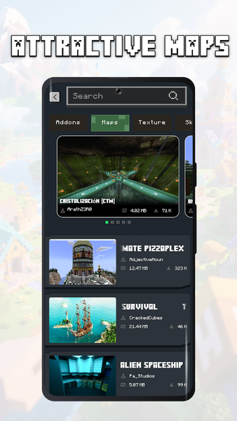 Mods For Minecraft - MCPE - عکس برنامه موبایلی اندروید