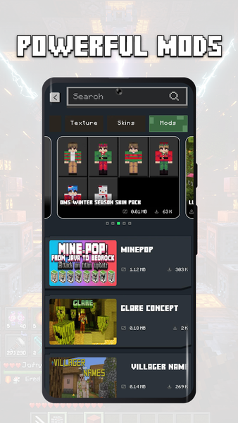 Mods For Minecraft - MCPE - عکس برنامه موبایلی اندروید