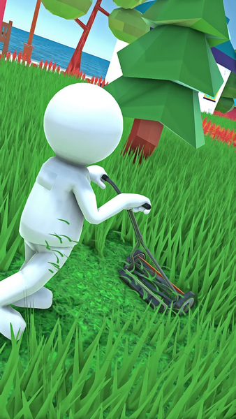 Grass Cutting Games: Cut Grass - Gameplay image of android game