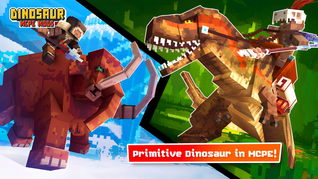 Dinosaur Craft Mods Minecraft - عکس برنامه موبایلی اندروید