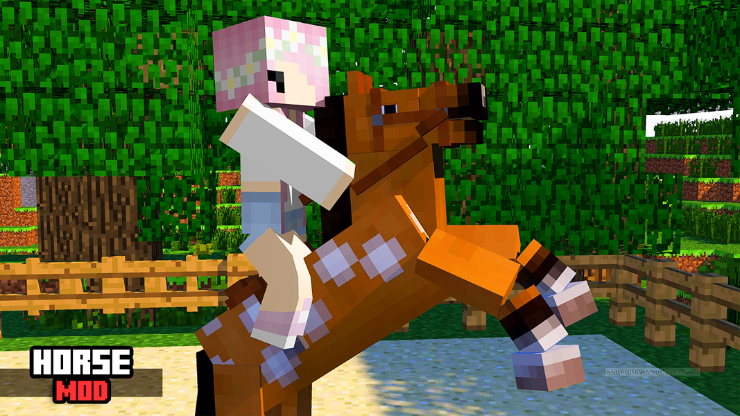 Horse Mod For Minecraft PE - Image screenshot of android app