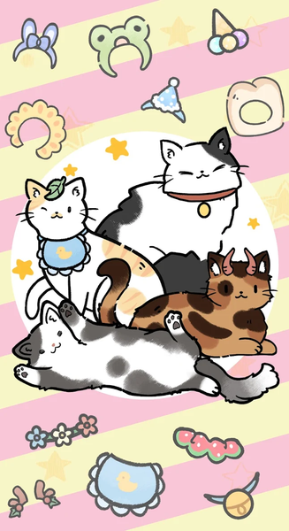 Moe Kittens:Cat Avatar Maker - Gameplay image of android game