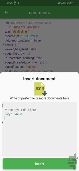 MongoDB Mobile - عکس برنامه موبایلی اندروید
