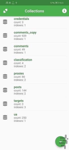 MongoDB Mobile - عکس برنامه موبایلی اندروید