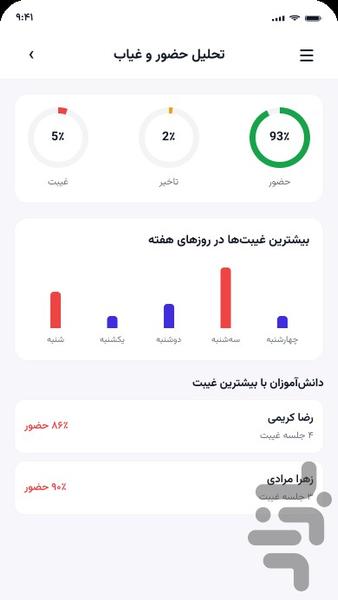 معلمیار | دستیار هوشمند مدیریت کلاس - عکس برنامه موبایلی اندروید