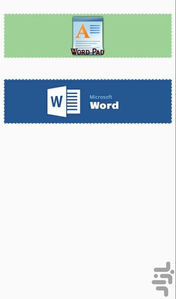 کلید میانبر - عکس برنامه موبایلی اندروید