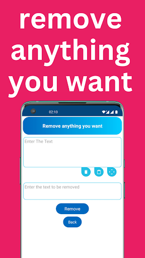 Text delete and word - عکس برنامه موبایلی اندروید