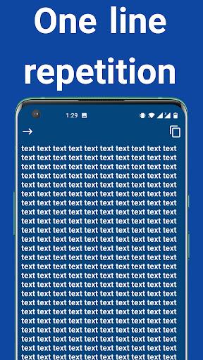 text repeater and word - عکس برنامه موبایلی اندروید
