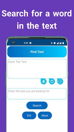 Find a word in text quickly - عکس برنامه موبایلی اندروید