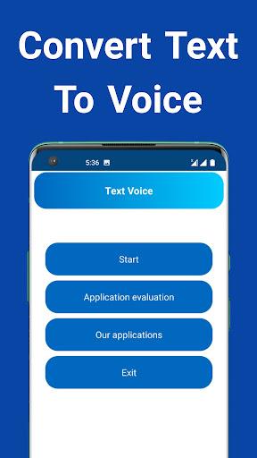Text To Voice App - عکس برنامه موبایلی اندروید