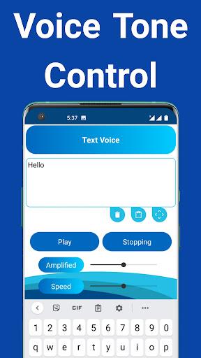 Text To Voice App - عکس برنامه موبایلی اندروید
