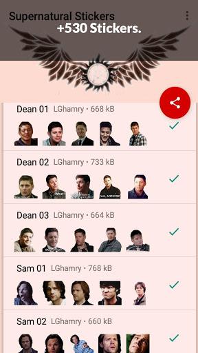 SPN Stickers for WhatsApp - Image screenshot of android app