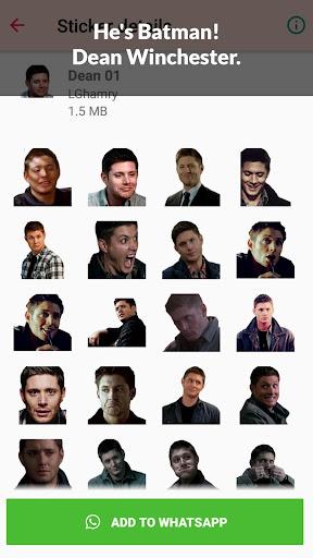 SPN Stickers for WhatsApp - Image screenshot of android app