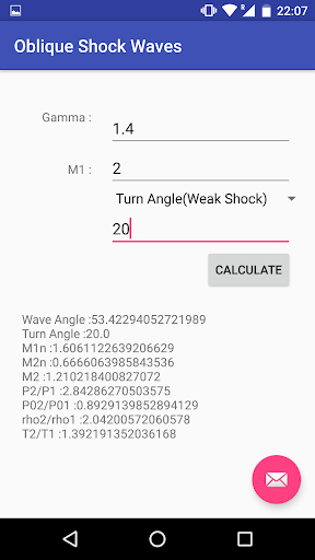 Compressible Flow Calculator - عکس برنامه موبایلی اندروید